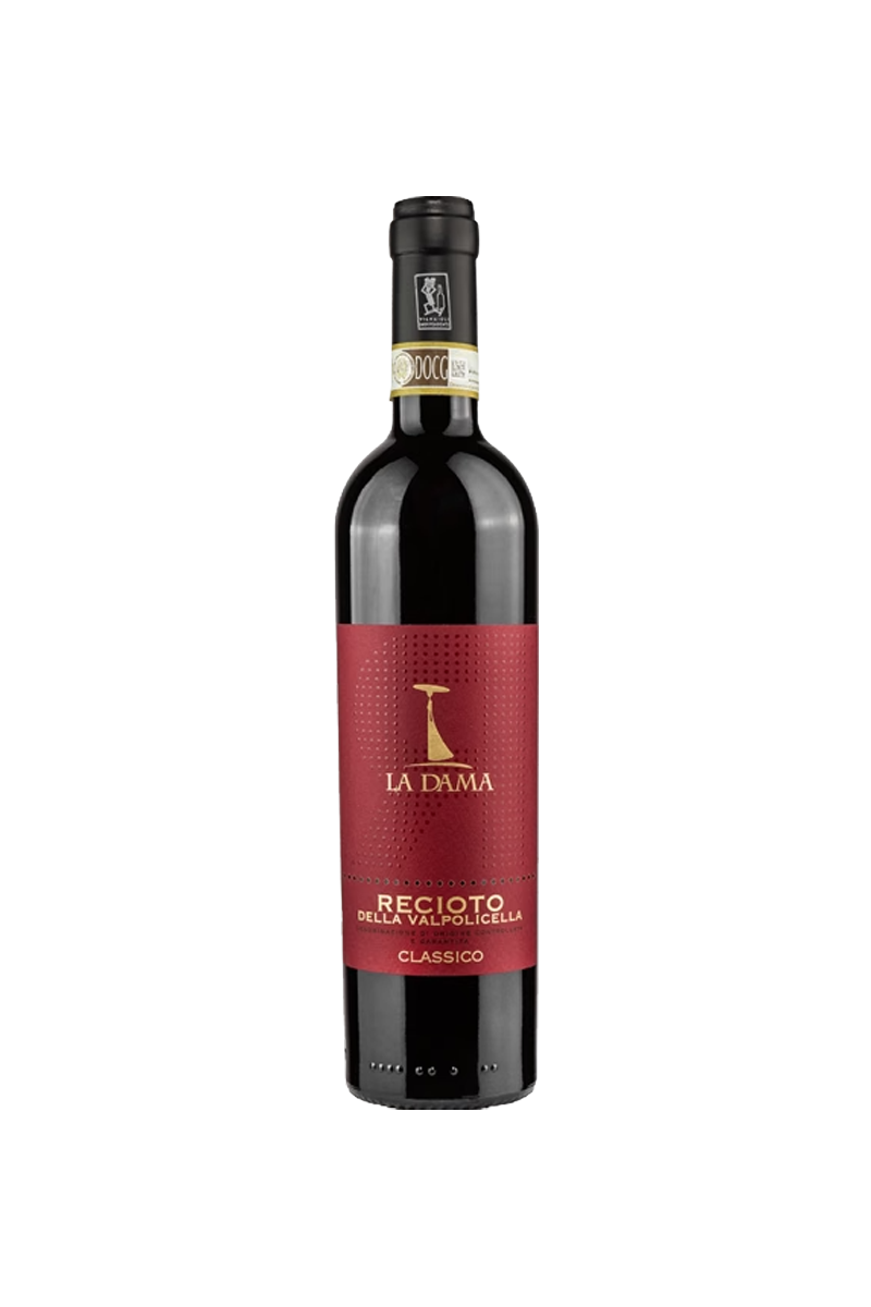 La Dama Recioto Della Valpolicella Classico 2021 DOCG  (Sweet red wine) 0,5l