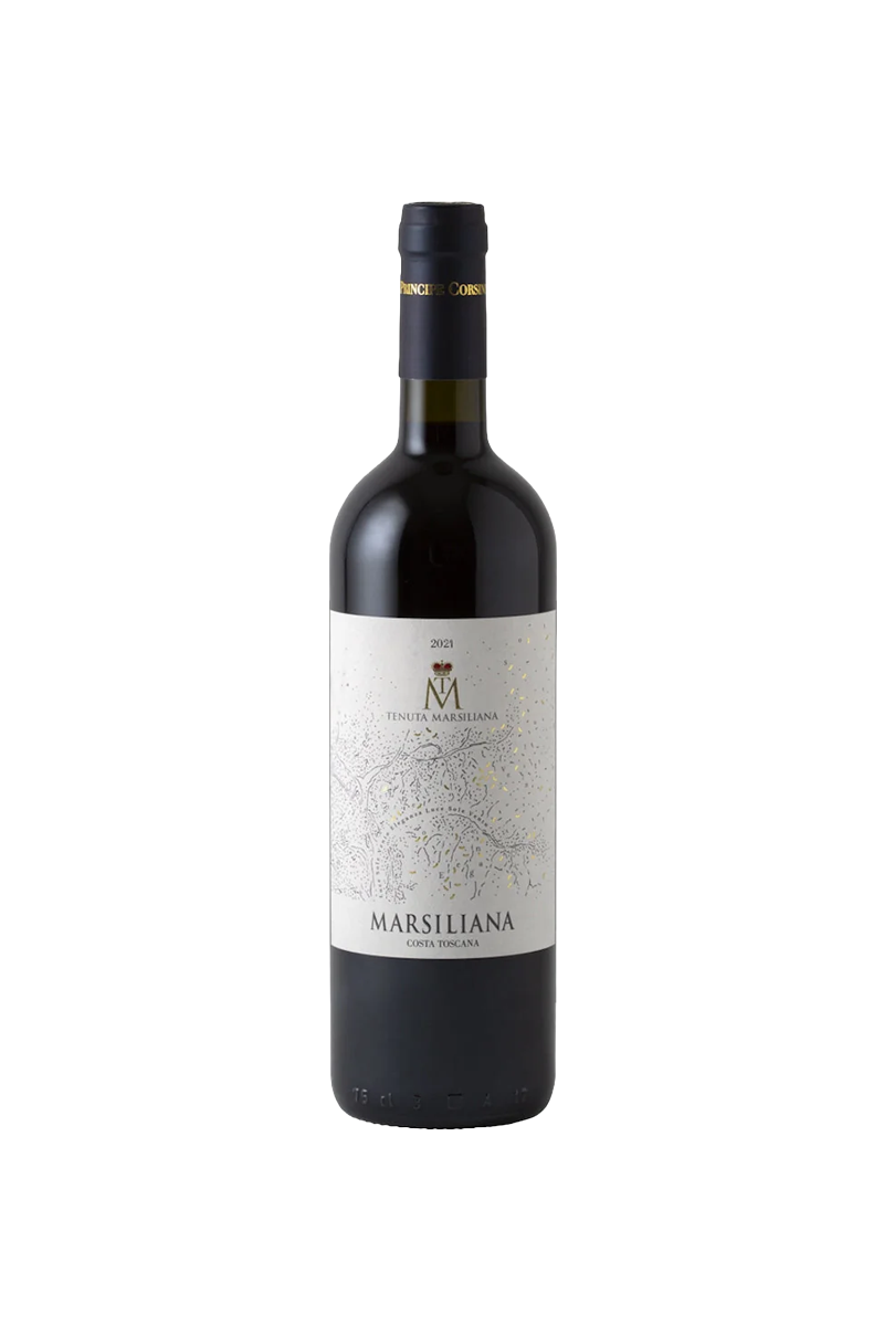 Tenuta Marsiliana Costa Toscana Rosso IGT Organic 2020 double magnum 3,0l (in wooden case)