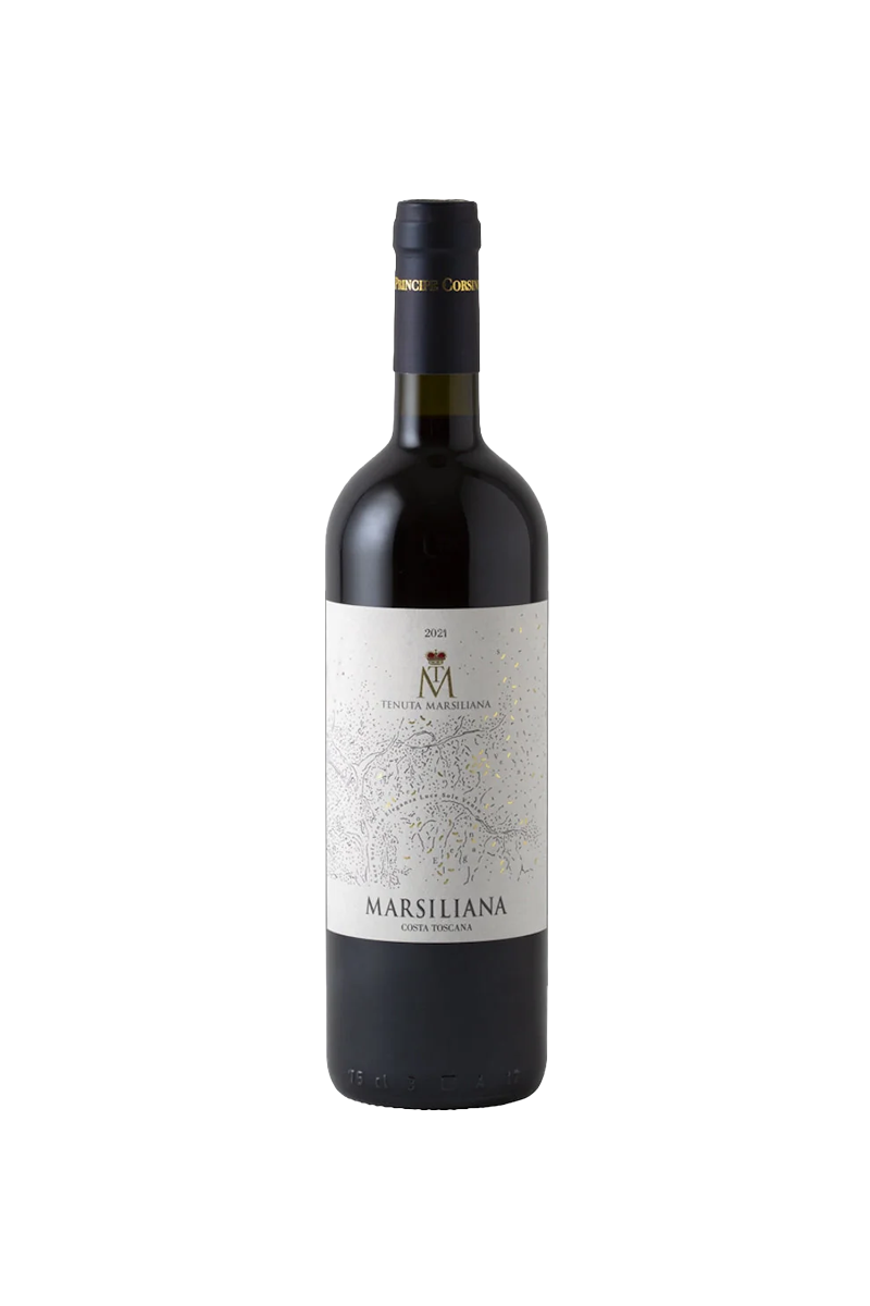 Tenuta Marsiliana Costa Toscana Rosso IGT Organic 2021 1,5l magnum (in wooden giftbox)